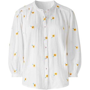 Joe Browns Jb Sunshine Embroidered Cotton Blouse White Multi-Coloured 14 Female Joe Browns Jb Sunshine Embroidered Cotton Blouse White Multi-Coloured 14 Female