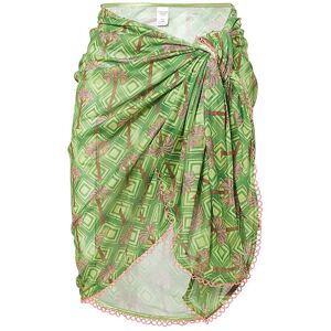 Chelsea Peers Tie Waist Midi Sarong Khaki Xxl Female Chelsea Peers Tie Waist Midi Sarong Khaki Xxl Female