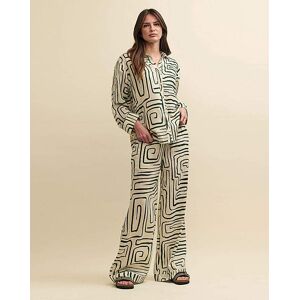 Nobody'S Child Linen-Blend Trousers Green 20 Female Nobody'S Child Linen-Blend Trousers Green 20 Female