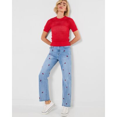 Joe Browns Amelia Embroidered Jeans Denim 8 Female Joe Browns Amelia Embroidered Jeans Denim 8 Female