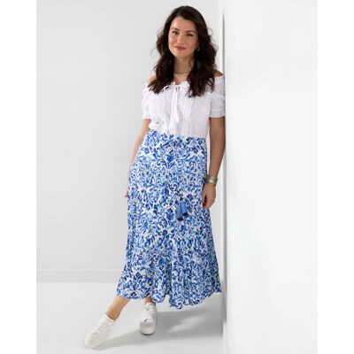 Joe Browns Summer Blues Tiered Maxi Skirt Blue Multi-Coloured 18 Female Joe Browns Summer Blues Tiered Maxi Skirt Blue Multi-Coloured 18 Female
