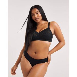 Triumph Delicate Doreen Nonwired Bra Blk Black 34f Female Triumph Delicate Doreen Nonwired Bra Blk Black 34f Female
