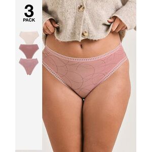 Sloggi 3pk Gocrush Tai Knicker Pink Mix Pink Mix S Female Sloggi 3pk Gocrush Tai Knicker Pink Mix Pink Mix S Female