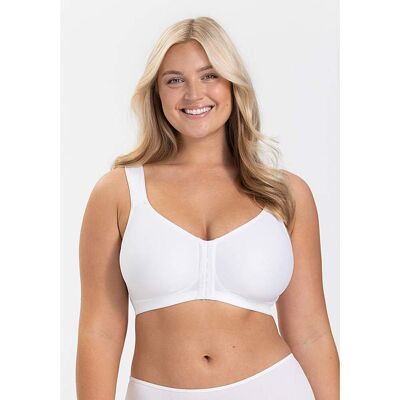 Miss Mary of Sweden Miss Mary Keep Fresh Front Fastening Bra White 40b Female Miss Mary of Sweden Miss Mary Keep Fresh Front Fastening Bra White 40b Female