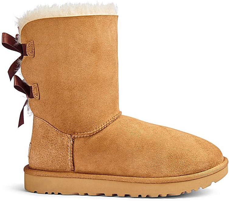 Ugg Bailey Bow Ii Chestnut Boots Chestnut 8 Female