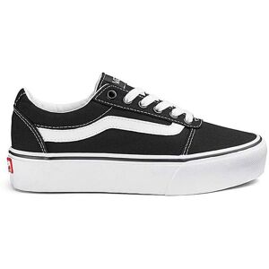 Vans Ward Platform Womens Trainers Black 4 Female Vans Ward Platform Womens Trainers Black 4 Female