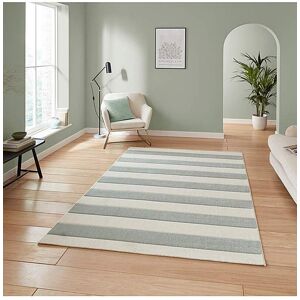 Catherine Lansfield Cove Stripe Rug Sage 80x150 Female Catherine Lansfield Cove Stripe Rug Sage 80x150 Female