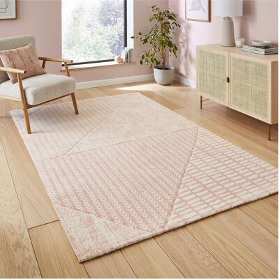 Catherine Lansfield Larsson Abstract Rug Rose - Rug Catherine Lansfield Larsson Abstract Rug Rose - Rug