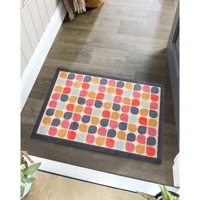 My Mat Indoor My Retro Clover Doormat Multi 50x75 Female My Mat Indoor My Retro Clover Doormat Multi 50x75 Female