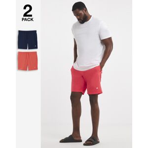 Jack & Jones Maui Swim Trunk 2 Pack Navy/Coral 46 male Jack & Jones Maui Swim Trunk 2 Pack Navy/Coral 46 male