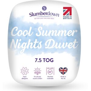 Slumberdown Summer Nights 7.5 Tog Duvet White DOUBLE Slumberdown Summer Nights 7.5 Tog Duvet White DOUBLE
