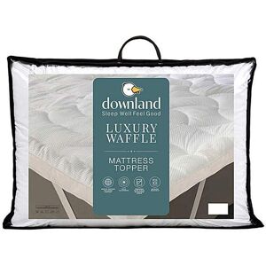 Downland Waffle Mattress Topper White DOUBLE Downland Waffle Mattress Topper White DOUBLE