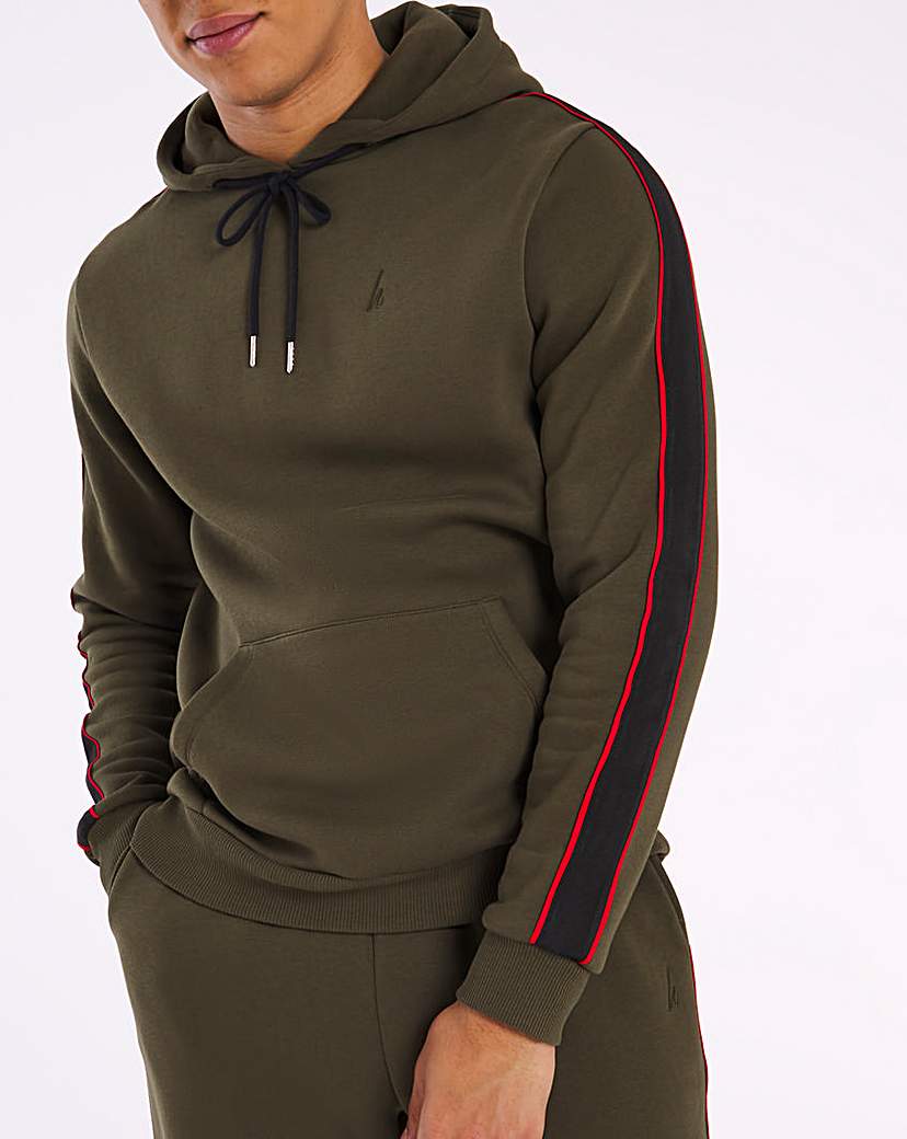 Hype Sports Tape Hoody Khaki L42/44 male