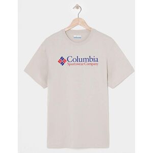 Columbia Sportswear Columbia CSC Basic Logo Short Sleeve Stone 2XL50/53 male Columbia Sportswear Columbia CSC Basic Logo Short Sleeve Stone 2XL50/53 male