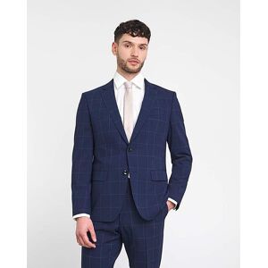 BOSS Slim Fit Check Suit Jacket Dark Blue 36R male BOSS Slim Fit Check Suit Jacket Dark Blue 36R male