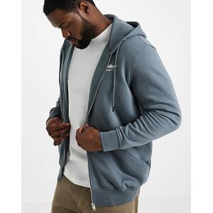 Jack & Jones Soho Full Zip Hoodie - Blue Blue 5XL(62) male Jack & Jones Soho Full Zip Hoodie - Blue Blue 5XL(62) male