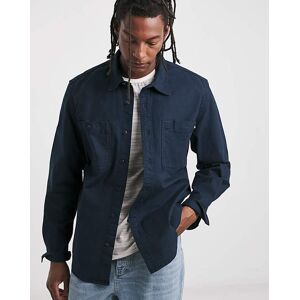Timberland Brushed Twill Overshirt Dark Sapphire L42/44 male Timberland Brushed Twill Overshirt Dark Sapphire L42/44 male