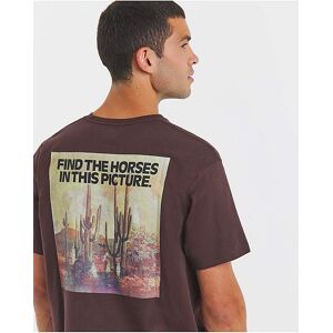 Wrangler Vintage Back Graphic T-Shirt Mahogany XL male Wrangler Vintage Back Graphic T-Shirt Mahogany XL male