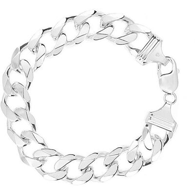 iJewel Gents Sterling Silver 2oz Bracelet 9IN female iJewel Gents Sterling Silver 2oz Bracelet 9IN female