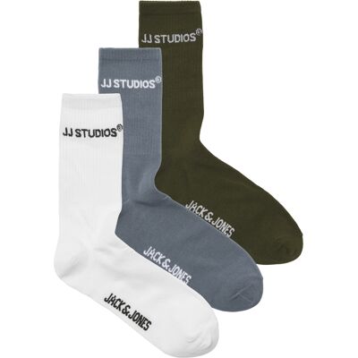 Happy Jackson Jack & Jones Soho Tennis Socks 3 Pack Multi ONE SIZE male Happy Jackson Jack & Jones Soho Tennis Socks 3 Pack Multi ONE SIZE male