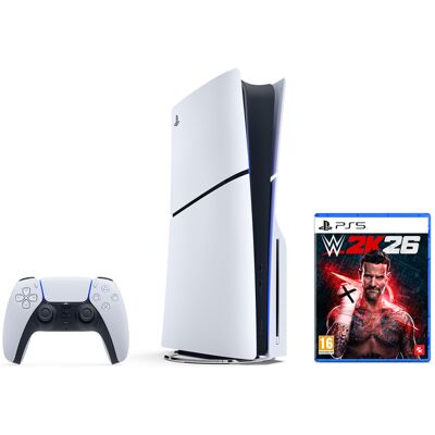 PlayStation 5 Disc 1TB + WWE 2K26 PlayStation 5 Disc 1TB + WWE 2K26