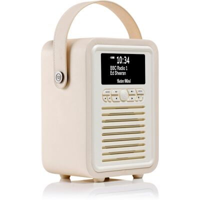 VQ Retro Mini - Portable DAB Radio - Cream VQ Retro Mini - Portable DAB Radio - Cream