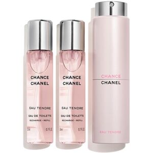 Chanel Chance Eau Tendre De Toilette Twist & Spray 3x20ml + Atomiser Chanel Chance Eau Tendre De Toilette Twist & Spray 3x20ml + Atomiser