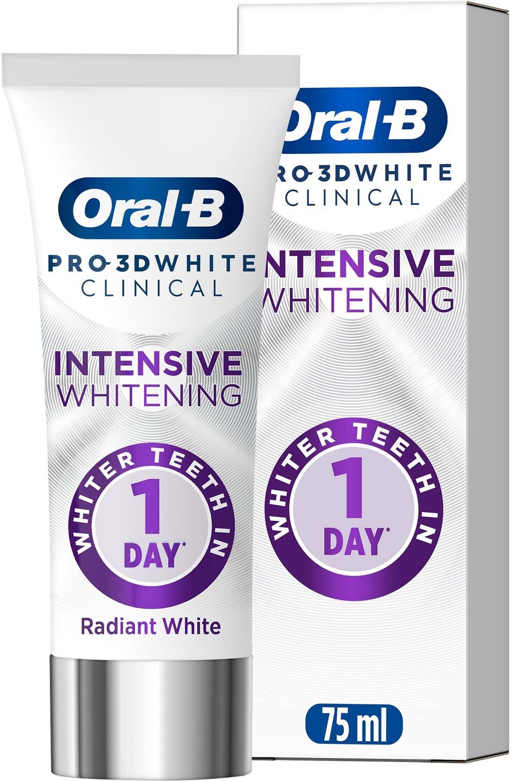 Oral-B Pro 3D White Clinical Radiant White Toothpaste 75ml