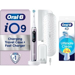 Oral-B iO 9 Special Edition Rose Quartz Electric Toothbrush - Toothbrush + 4 Toothbrush Heads Oral-B iO 9 Special Edition Rose Quartz Electric Toothbrush - Toothbrush + 4 Toothbrush Heads