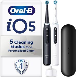 Oral-B iO5 Black & White Electric Toothbrushes Duo Pack - Toothbrush Oral-B iO5 Black & White Electric Toothbrushes Duo Pack - Toothbrush