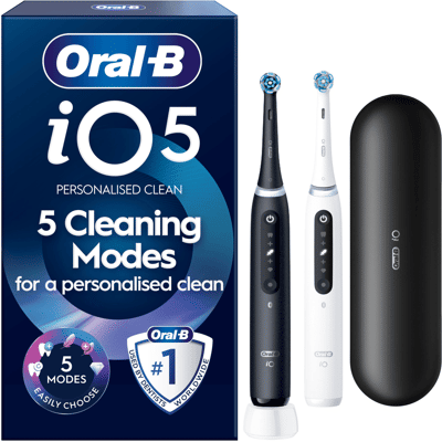 Oral-B iO5 Black & White Electric Toothbrushes Duo Pack - Toothbrush Oral-B iO5 Black & White Electric Toothbrushes Duo Pack - Toothbrush