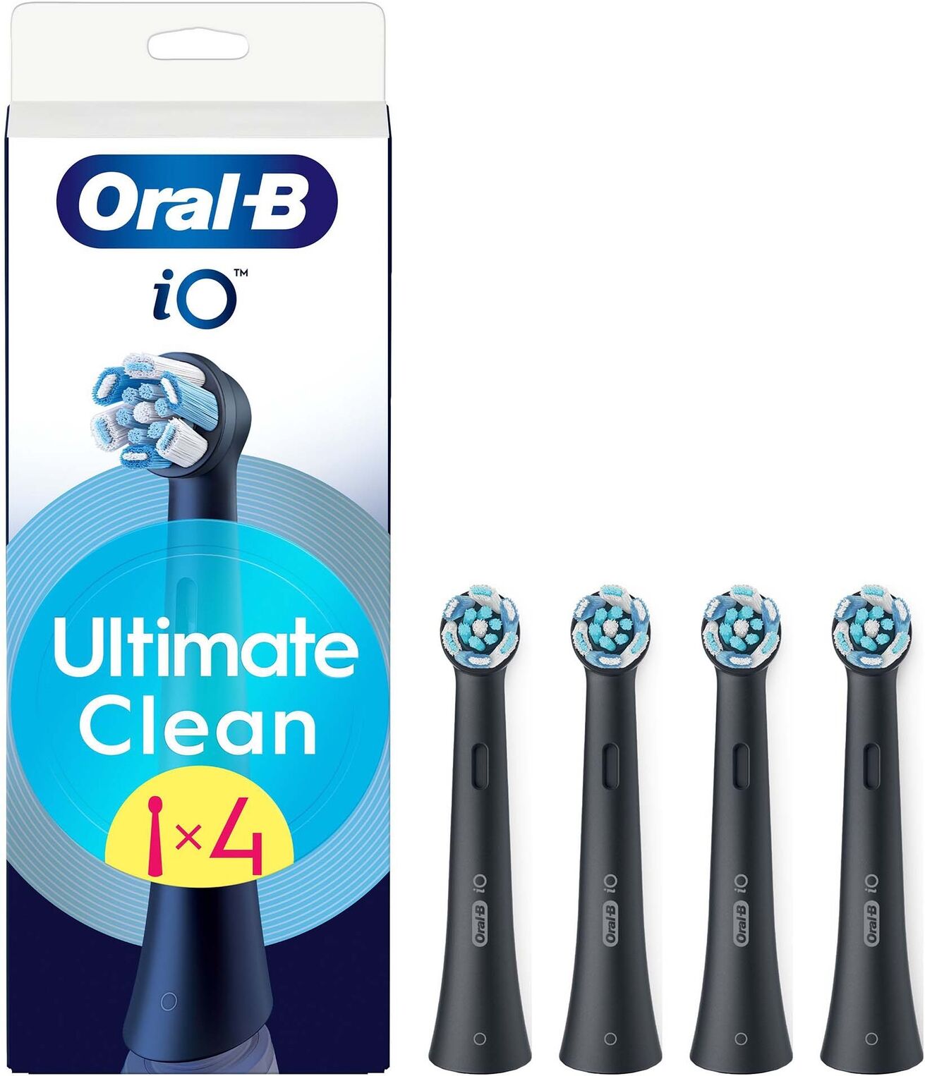 Oral-B iO Series Ultimate Clean Black Original Brush Heads CrissCross Bristles 4