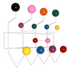 Domini peg Hang it all Mixed- Steel frame with solid maple balls in nine colours.