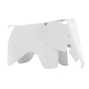 Domini elephantchair Elephant Junior white- Molded ABS