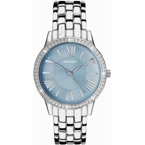 Sekonda Sekonda Charlotte Ladies Watch   Silver Case & Alloy Bracelet with Blue Dial   40478