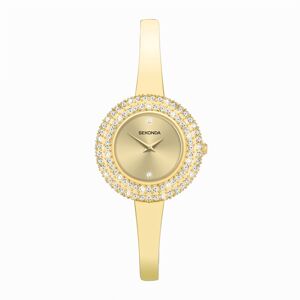 Sekonda Sekonda Radiance Ladies Watch   Gold Brass Case & Bracelet with Champagne Dial   40588