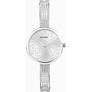 Sekonda Sekonda Celeste Starlet Ladies Watch   Silver Alloy Case & Bracelet with Silver Dial   40594