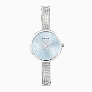 Sekonda Sekonda Celeste Starlet Ladies Watch   Silver Alloy Case & Bracelet with Blue Dial   40595