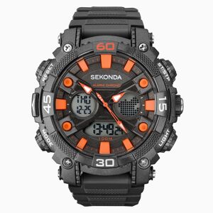 Sekonda Sekonda Digital Men's Watch   Black Case & Plastic Strap with Black Dial   1037
