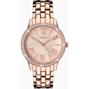 Sekonda Sekonda Charlotte Ladies Watch   Rose Gold Case & Alloy Bracelet with Rose Gold Dial   2400