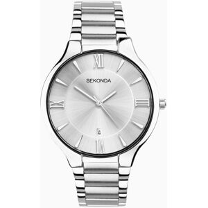 Sekonda Sekonda Wilson Men's Watch   Silver Case & Stainless Steel Bracelet with Silver White Dial   1915