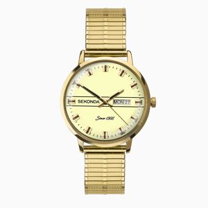 Sekonda Sekonda Originals Men's Watch   Gold Case & Stainless Steel Bracelet with Cream Dial   1952