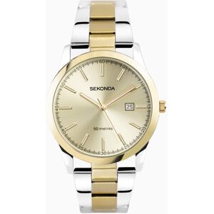 Sekonda Sekonda Taylor Men's Watch   Two Tone Case & Stainless Steel Bracelet with Champagne Dial   1997