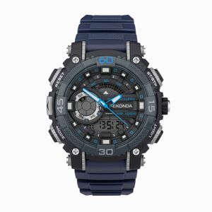 Sekonda Sekonda Malvern Digital Men’s Watch   Navy Plastic Case & Strap with Navy Dial   30167