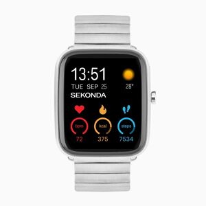 Sekonda Sekonda Motion Plus Smart Watch   Silver Alloy Case & Stainless Steel Bracelet   30221