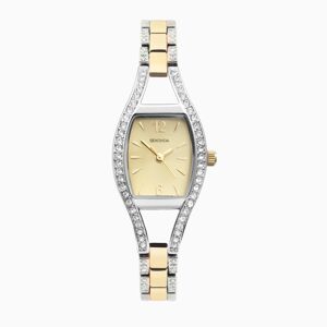 Sekonda Sekonda Cocktail Ladies Watch   Silver Case & Two Tone Bracelet with Champagne Dial   40380