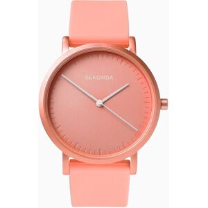 Sekonda Sekonda Palette Ladies Watch   Coral Case & Silicone Strap with Coral Dial   40394