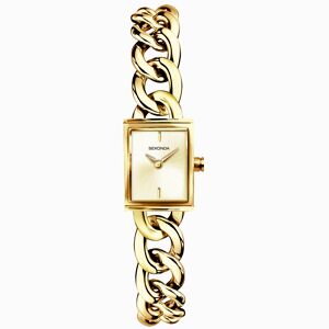 Sekonda Sekonda Claudia Ladies Watch   Gold Case & Brass Bracelet with Champagne Dial   40519