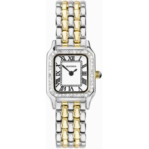 Sekonda Sekonda Monica Ladies Watch   Two Tone Alloy Case & Bracelet with Stone Set Bezel & White Dial   40640