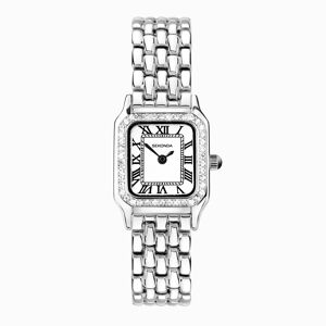 Sekonda Sekonda Monica Ladies Watch   Silver Alloy Case & Bracelet with Stone Set Bezel & White Dial   40655